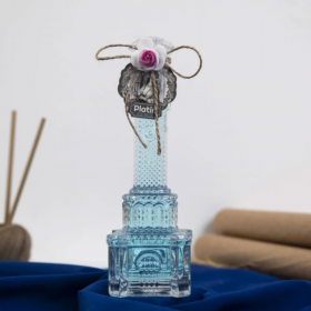 Platin 250 ml. İzmir Saat Kulesi Cam Şişe Ice Blue Kolonyası